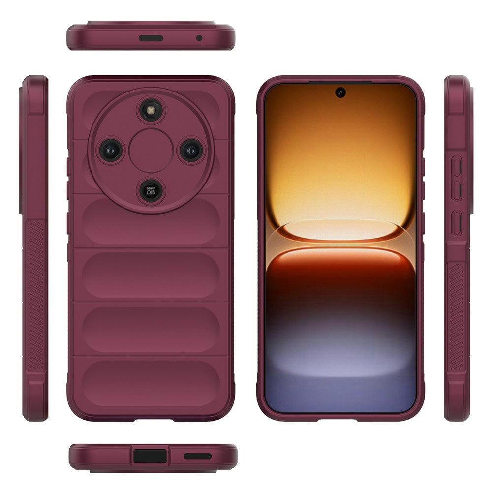 Custodia per Honor Magic8 Lite, Techsuit, Magic Shield, Bordeaux