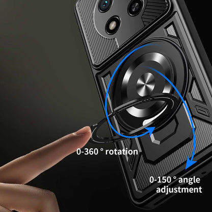 Custodia per Honor Magic8 Lite, Techsuit, RuggedCam, Nera