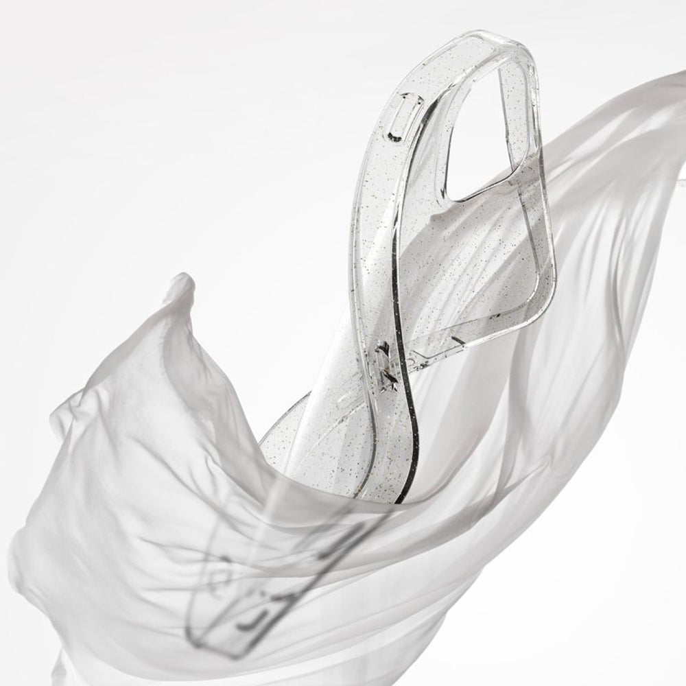 Custodia per Honor Magic8 Lite, Techsuit, SparkleSkin, Trasparente