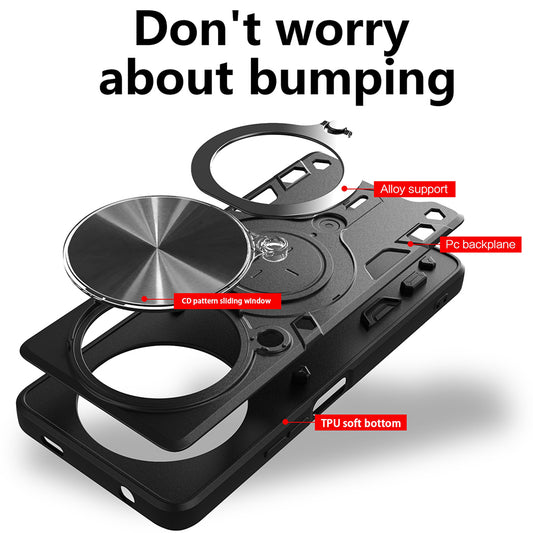 Custodia per Honor Magic8 Pro, Techsuit, CamGuard Pro, Blu