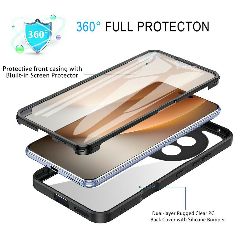 Custodia per Honor Magic8 Pro, Techsuit, ColorVerse 360, Blu