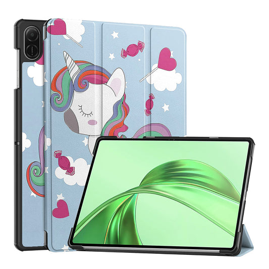 Custodia per Honor Pad X8a, Techsuit, FoldPro Unicorn, Multicolore