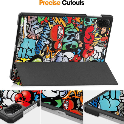 Custodia per Honor Pad X8a, Techsuit, FoldPro Urban Vibe, Multicolore
