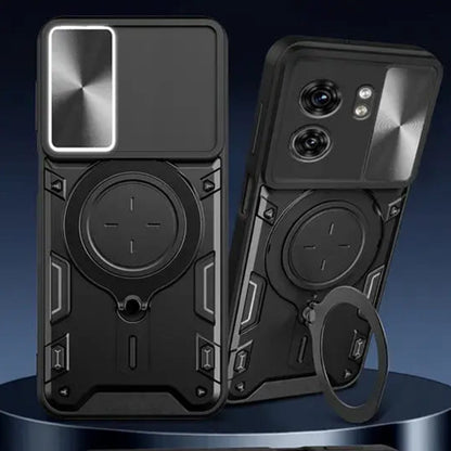 Custodia per Honor X5c Plus, Techsuit, CamGuard Pro, Nera