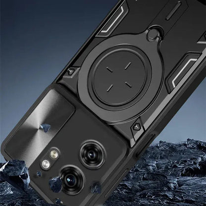 Custodia per Honor X5c Plus, Techsuit, CamGuard Pro, Rosa Dorato