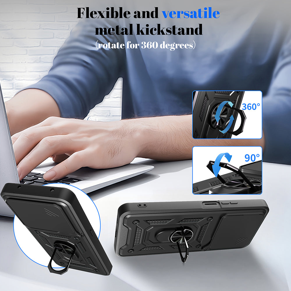 Case for Honor X5c Plus, Techsuit, CamShield, Gold