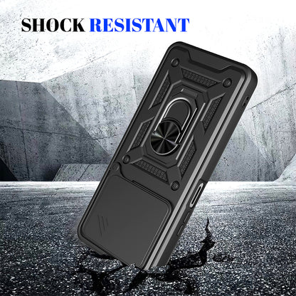 Custodia per Honor X5c Plus, Techsuit, CamShield, Rosa Dorato