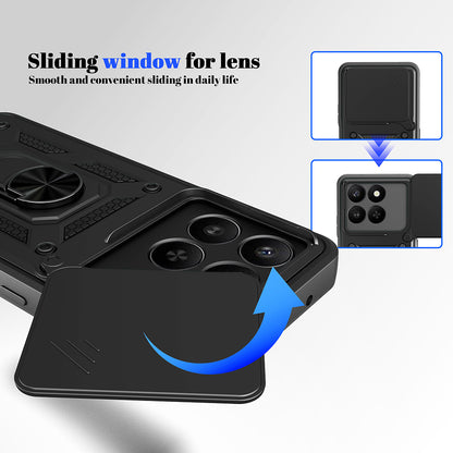 Custodia per Honor X5c Plus, Techsuit, CamShield, Verde