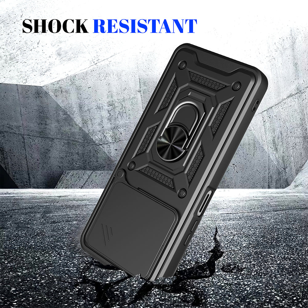 Custodia per Honor X5c Plus, Techsuit, CamShield, Verde