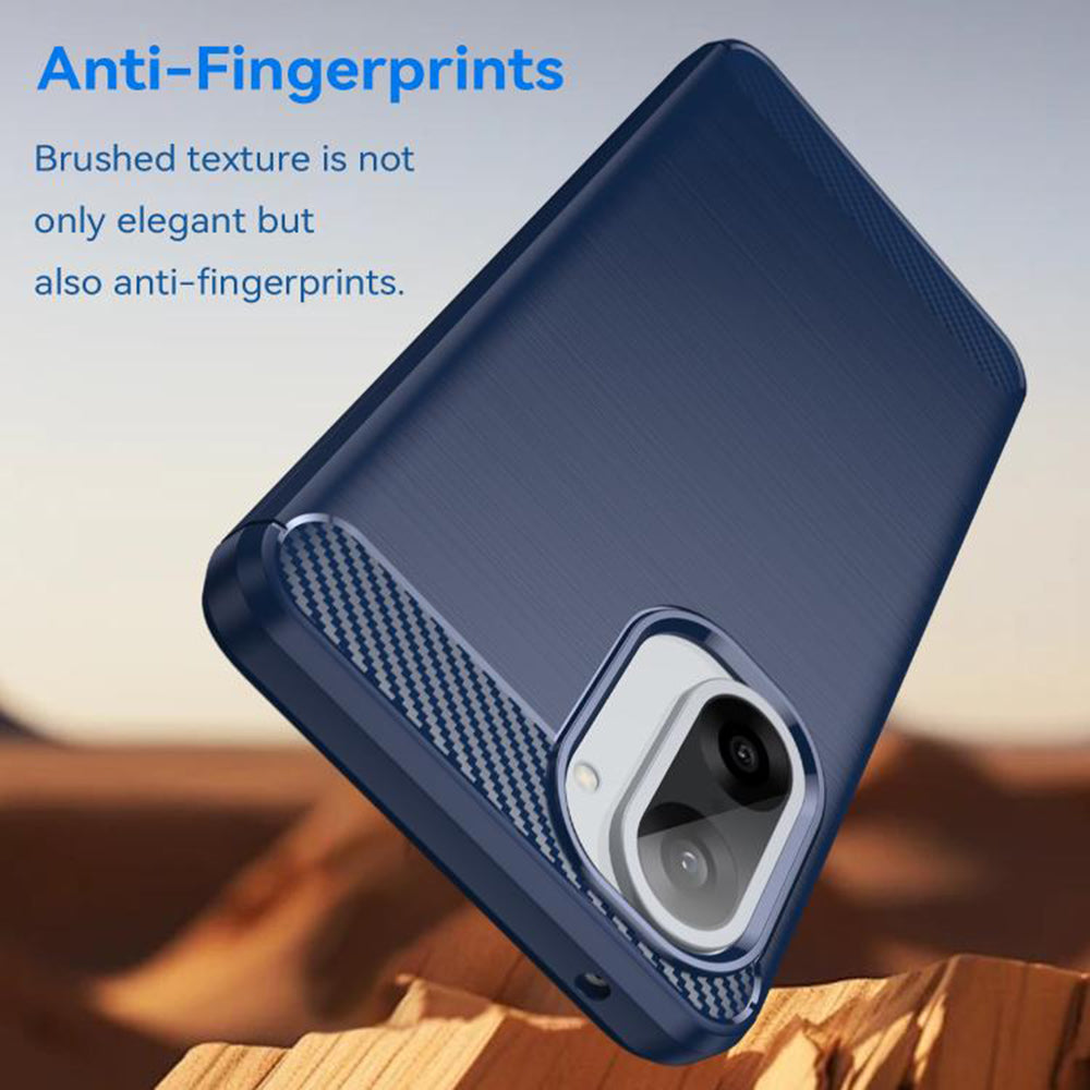 Case for Honor X5c Plus, Techsuit, Carbon, Blue