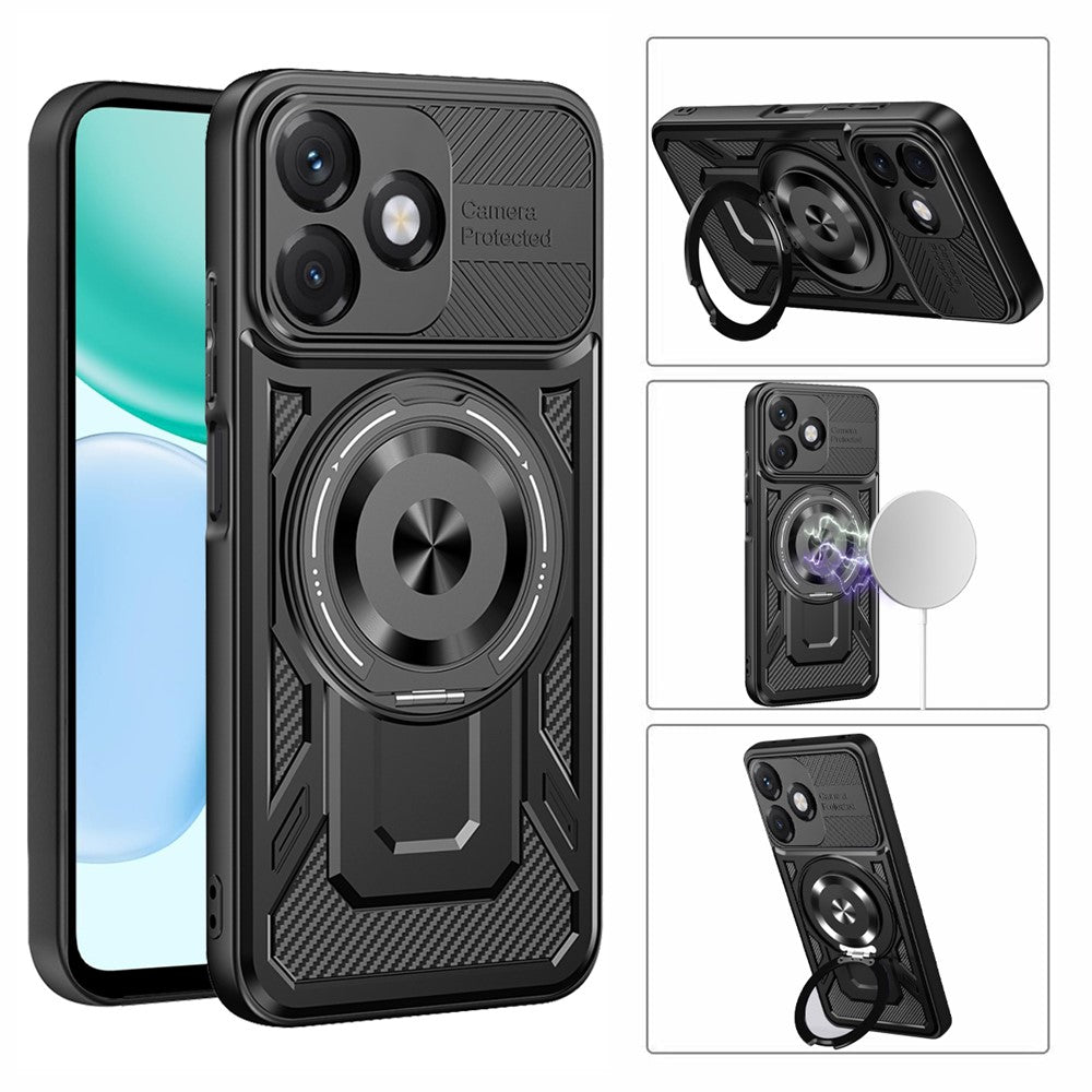 Custodia per Honor X5c Plus, Techsuit, RuggedCam, Blu