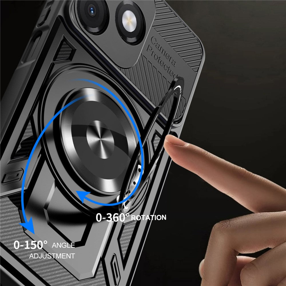 Custodia per Honor X5c Plus, Techsuit, RuggedCam, Blu