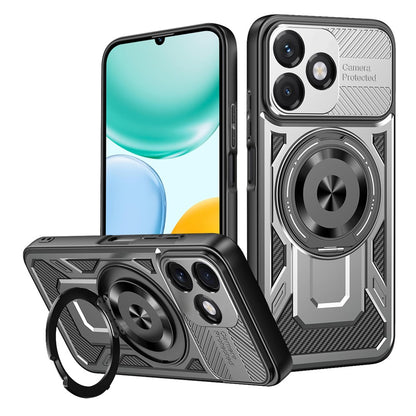 Custodia per Honor X5c Plus, Techsuit, RuggedCam, Grigio