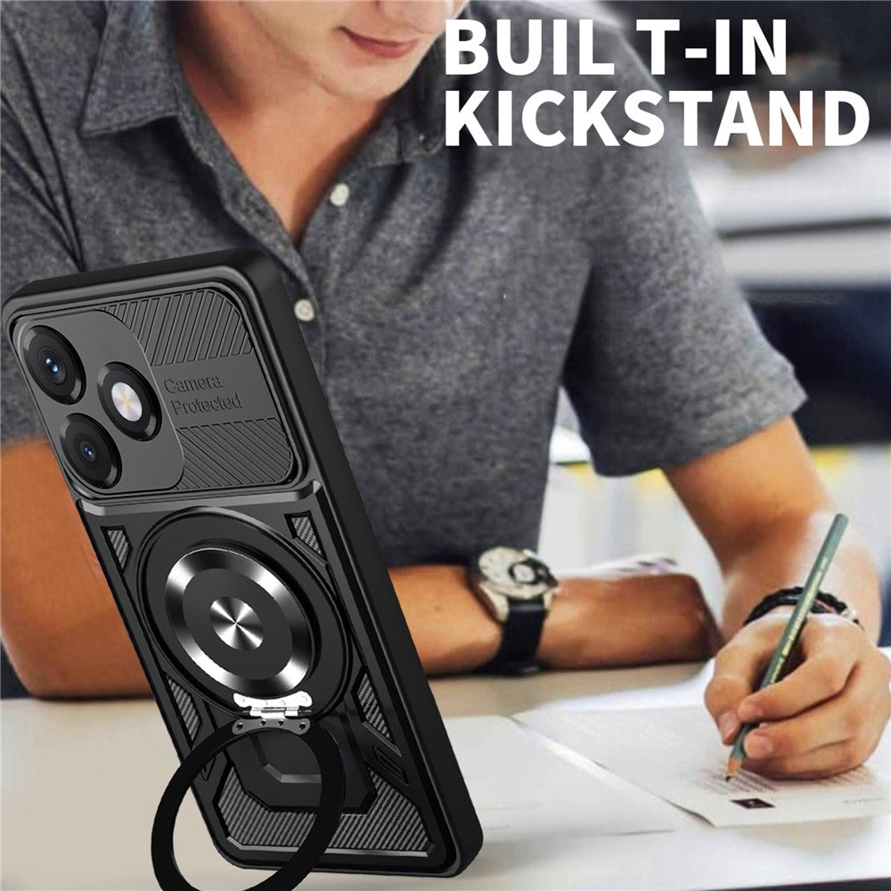 Custodia per Honor X5c Plus, Techsuit, RuggedCam, Nera