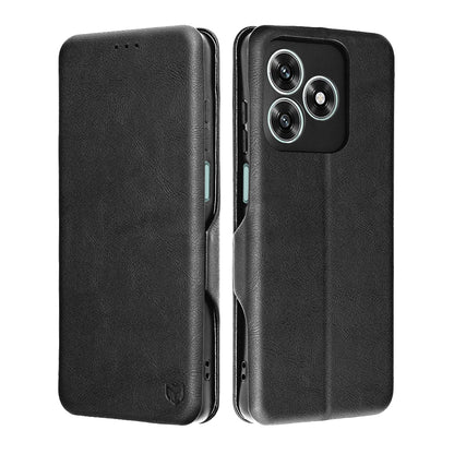 Custodia per Honor X5c Plus, Techsuit, Safe Wallet Plus, Nera