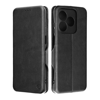Custodia per Honor X5c Plus, Techsuit, Safe Wallet Plus, Nera