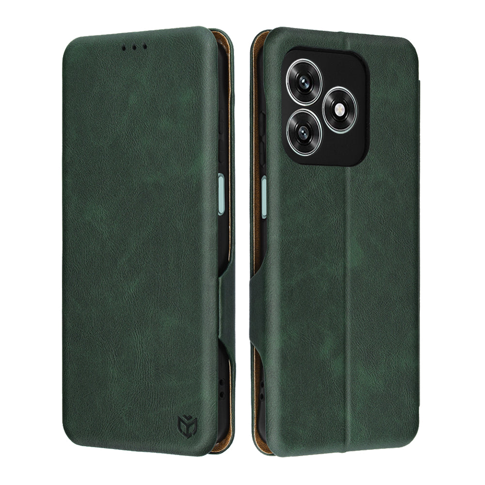 Custodia per Honor X5c Plus, Techsuit, Safe Wallet Plus, Verde