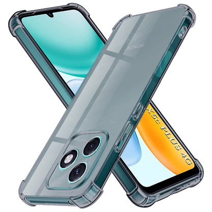 Custodia per Honor X5c Plus, Techsuit, Shockproof Clear, Nera