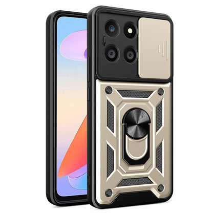 Custodia per Honor X6a, Techsuit, CamShield, Dorata