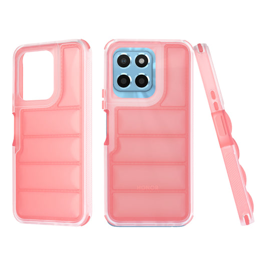 Custodia per Honor X6b / X6a / 70 Lite / X6 / X8 5G, Techsuit, Wave Shield, Rossa