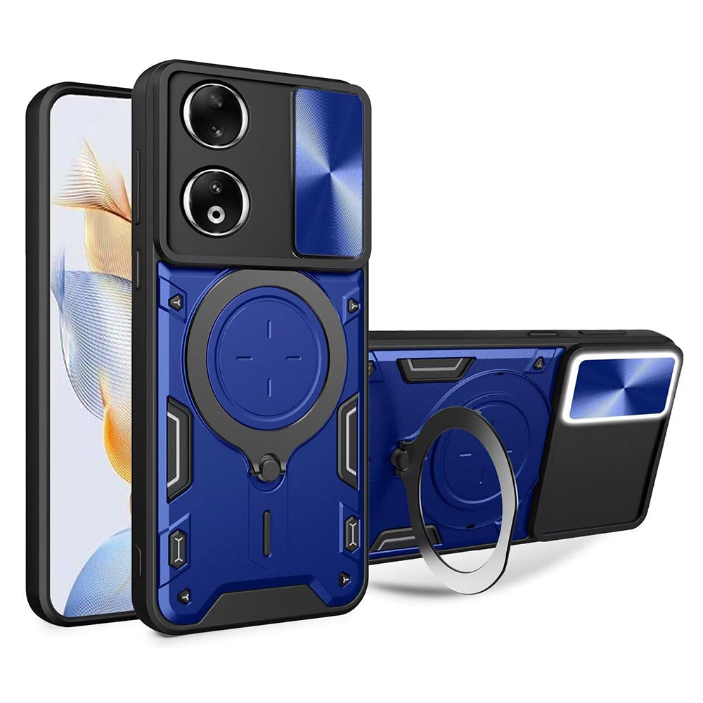 Custodia per Honor X7b 5G / 90 Smart / X7b 4G, Techsuit, CamGuard Pro, Blu