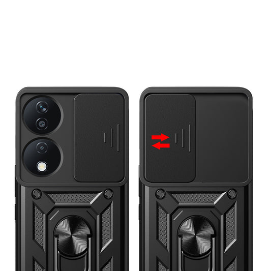 Custodia per Honor X7b 5G / 90 Smart / X7b 4G, Techsuit, CamShield, Verde