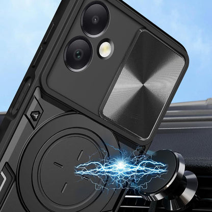 Custodia per Honor X7c / 200 Smart, Techsuit, CamGuard Pro, Nera