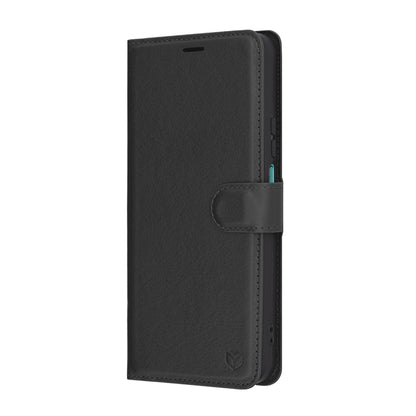 Custodia per Honor X7c / 200 Smart, Techsuit, Leather Folio, Nera