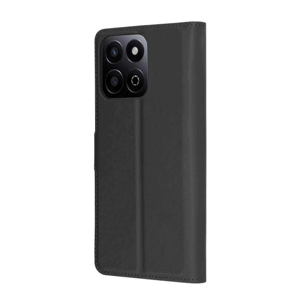 Custodia per Honor X7c / 200 Smart, Techsuit, Leather Folio, Nera