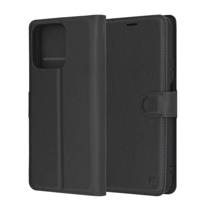Custodia per Honor X7c / 200 Smart, Techsuit, Leather Folio, Nera