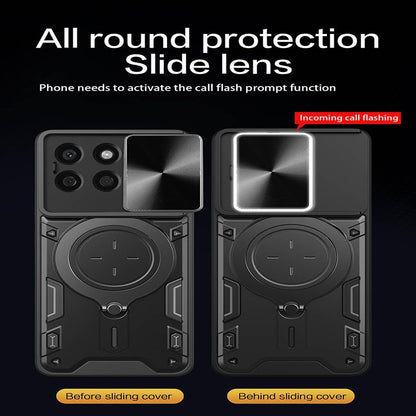 Custodia per Honor X8c, Techsuit, CamGuard Pro, Viola
