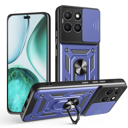 Custodia per Honor X8c, Techsuit, CamShield, Blu