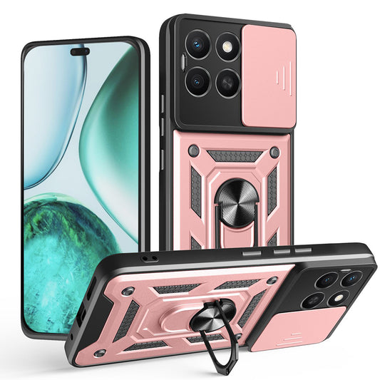 Custodia per Honor X8c, Techsuit, CamShield, Rosa