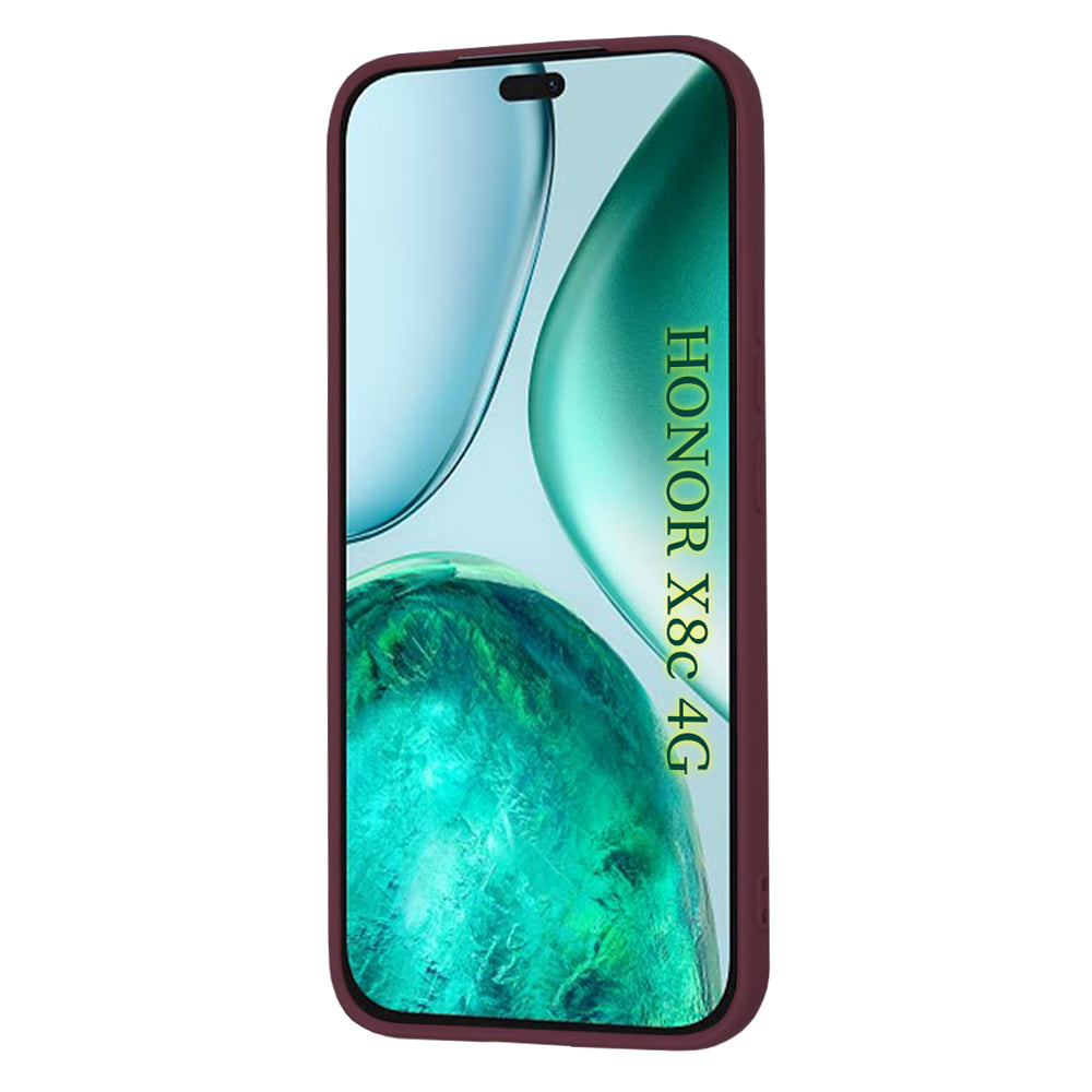 Custodia per Honor X8c, Techsuit, SoftFlex, Vinaccia
