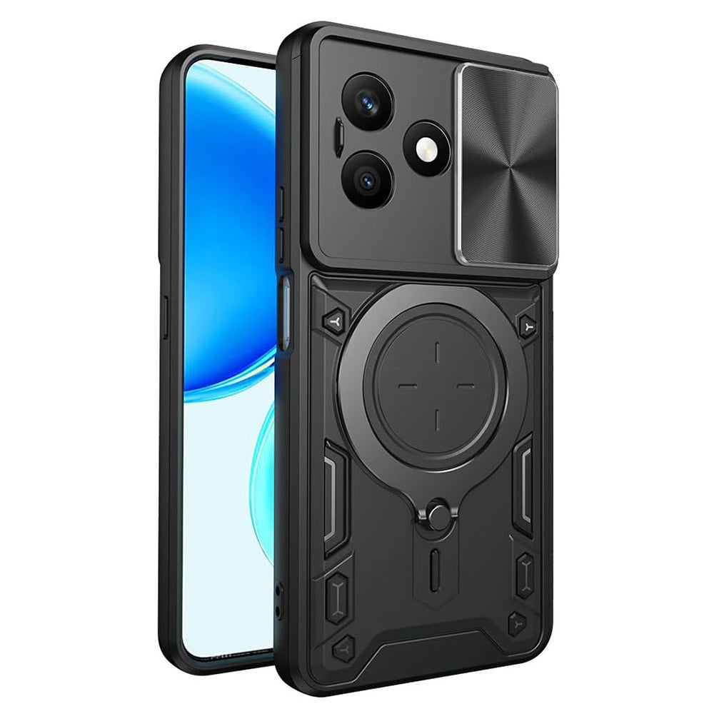 Custodia per Honor X8d, Techsuit, CamGuard Pro, Nera
