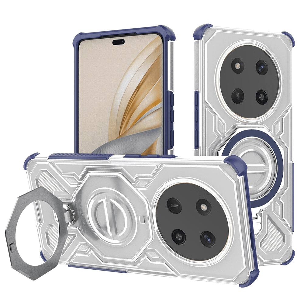 Custodia per Honor X9c / Magic7 Lite, Techsuit, Carbon Shield Pro, Blu