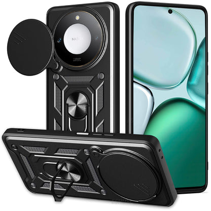 Custodia per Honor X9c Smart, Techsuit, CamShield, Nera