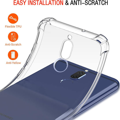 Custodia per Huawei Mate 10 Lite, Techsuit, Shockproof Clear, Trasparente