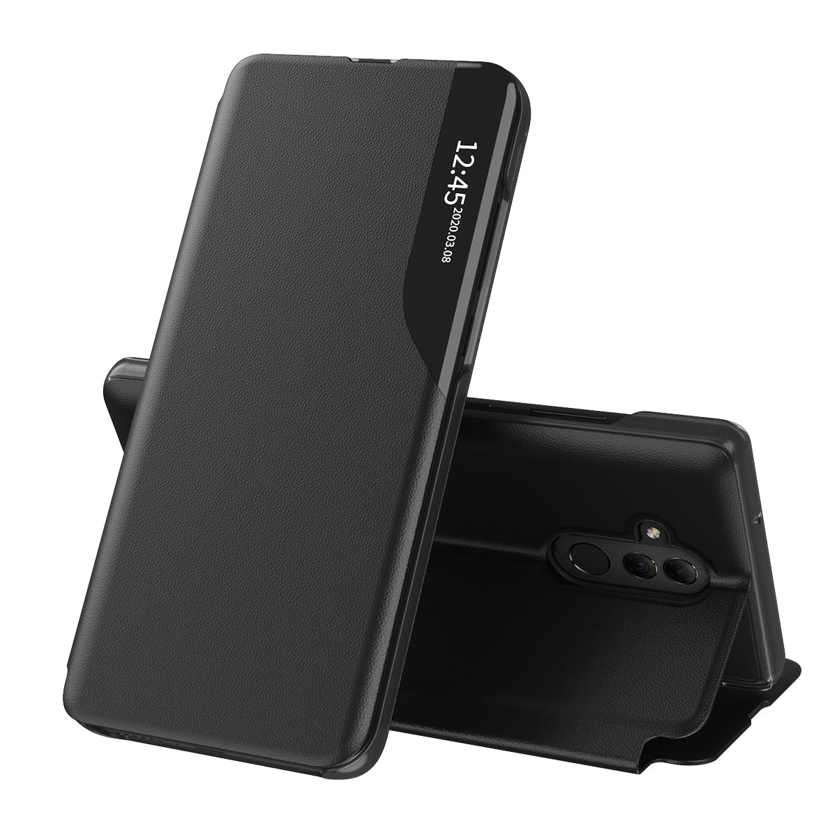 Custodia per Huawei Mate 20 Lite, Techsuit, eFold, Nera