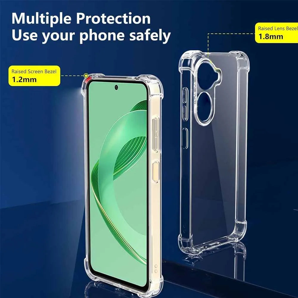 Custodia per Huawei nova 11 SE / nova 12 SE, Techsuit, Shockproof Clear, Trasparente