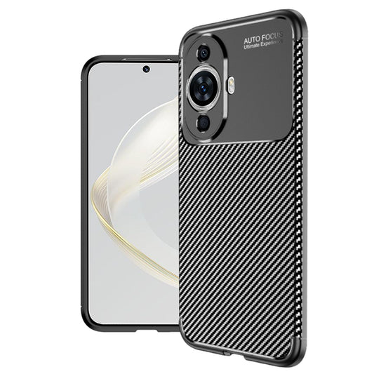 Custodia per Huawei nova 12s / nova 11, Techsuit, CarbonFiber, Nera