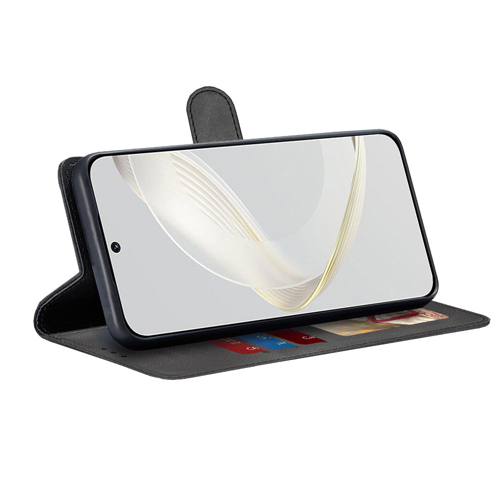 Custodia per Huawei nova 12s / nova 11, Techsuit, Diary Book, Nera
