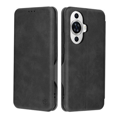 Custodia per Huawei nova 12s / nova 11, Techsuit, Safe Wallet Plus, Nera