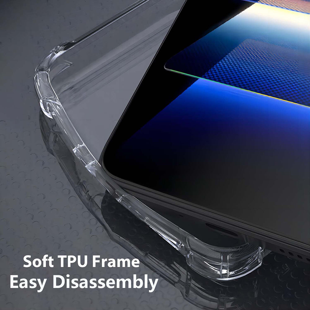 Custodia per Huawei nova 13, Techsuit, Shockproof Clear, Trasparente