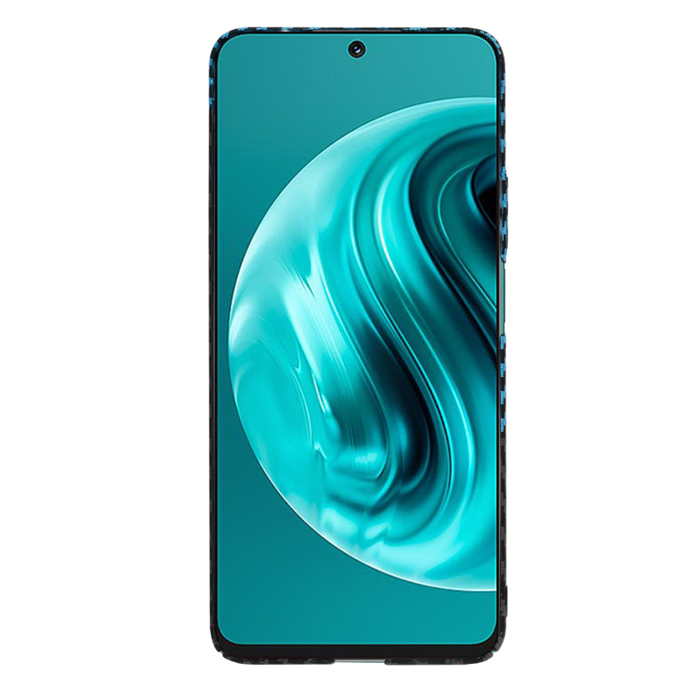 Custodia per Huawei nova 13i / nova 12i, Techsuit, Carbonite FiberShell, Nero Bleu