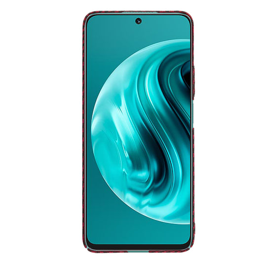 Custodia per Huawei nova 13i / nova 12i, Techsuit, Carbonite FiberShell, Rossa