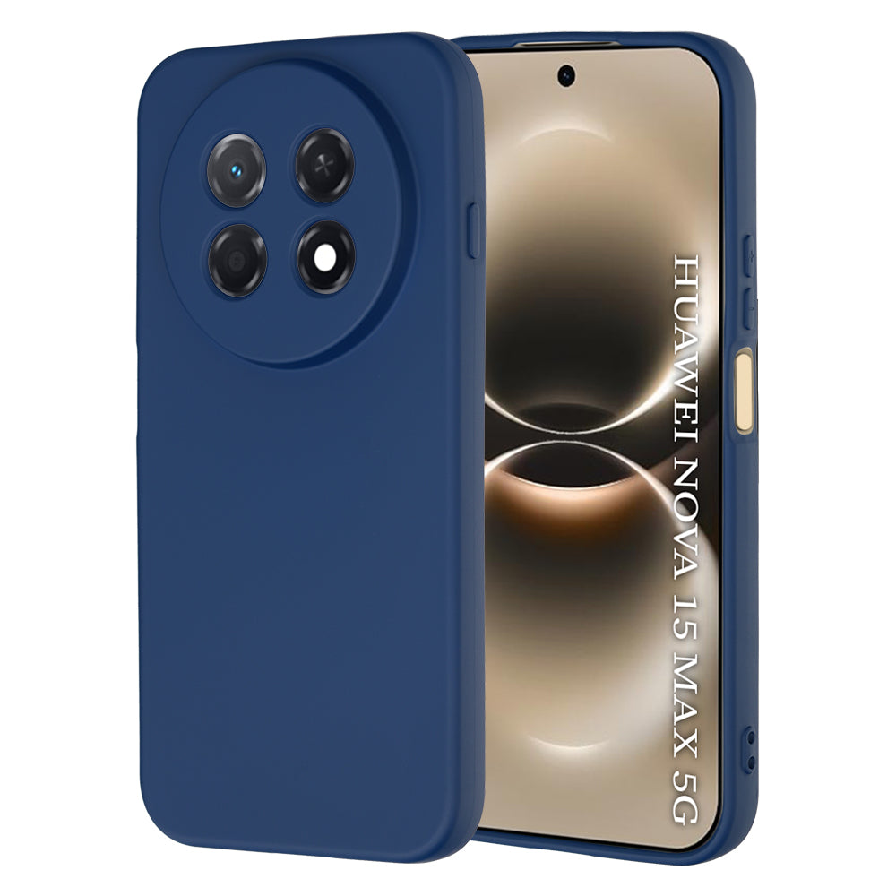 Custodia per Huawei nova 15 Max, Techsuit, SoftFlex, Blu Navy