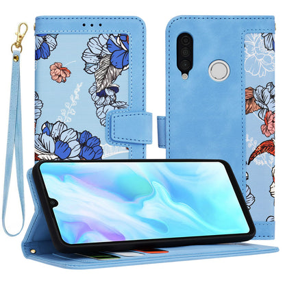 Custodia per Huawei P30 lite New Edition / P30 lite, Techsuit, FlipCraft, Blu