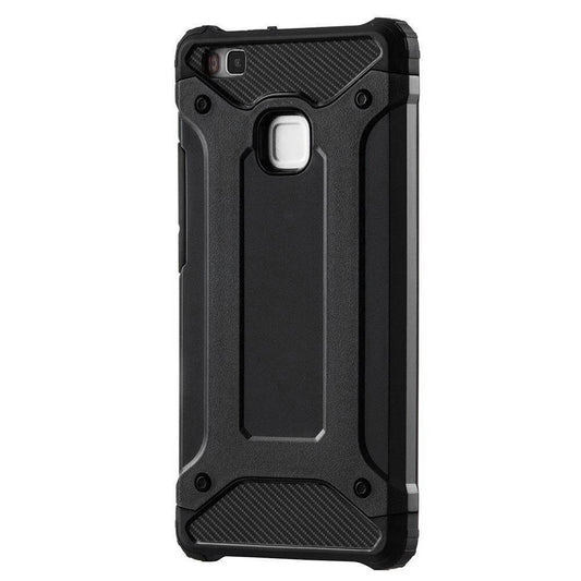 Custodia per Huawei P9 lite (2016), Techsuit, Hybrid Armor, Nera