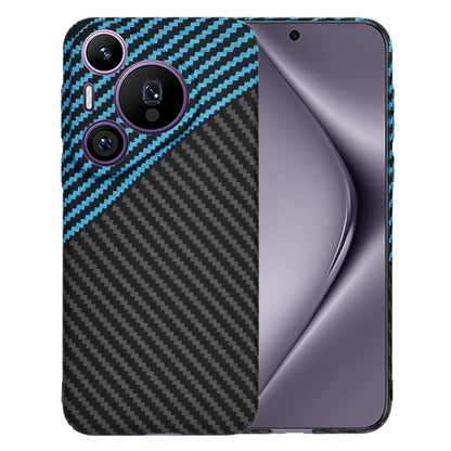 Case for Huawei Pura 70 Pro, Techsuit, Carbonite FiberShell, Black Blue